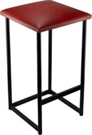 Taborety i hokery - Exmed Hoker LOFT Black Stołek Barowy 65 cm - miniaturka - grafika 1