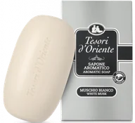 Mydła - Tesori d'Oriente Muschio Bianco - Mydło w kostce Białe piżmo (125 gr) - miniaturka - grafika 1