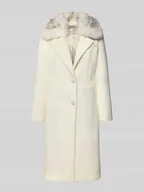 Płaszcze damskie - Płaszcz o kroju regular fit z kołnierzem z połami model ‘Karole’ - miniaturka - grafika 1