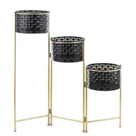 Donice - Art-Pol KWIETNIK DONICZKA METALOWA NA STOJAKU wys. 70cm 143247  [17062359] - miniaturka - grafika 1