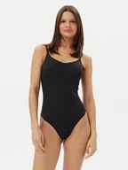 Bielizna nocna - Calvin Klein Underwear Kombinezon modelujący LV00QF8295 Czarny - miniaturka - grafika 1