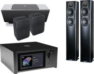 Kino domowe - NAD M10 V2 czarny + Carina FS247.4 czarny + Pulse Flex 2i czarny + Pulse Sub+ czarny - miniaturka - grafika 1