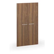 Inne meble biurowe - Drzwi skrzydłowe, para, wysokość 1393 mm, orzech - miniaturka - grafika 1