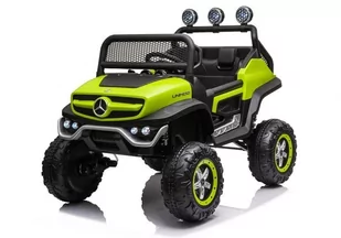 Pojazd na Akumulator Mercedes Unimog S Zielony - Pojazdy elektryczne dla dzieci - miniaturka - grafika 3