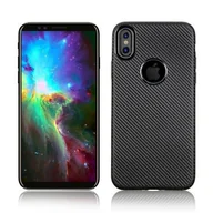 Etui i futerały do telefonów - NoName Etui Carbon Fiber Xiaomi Mi 6 czarny /black - miniaturka - grafika 1
