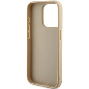 Etui Guess GUHCP15LPSAIRSD Apple iPhone 15 Pro hardcase Saffiano Iridescent Script złoty/gold - Etui i futerały do telefonów - miniaturka - grafika 8