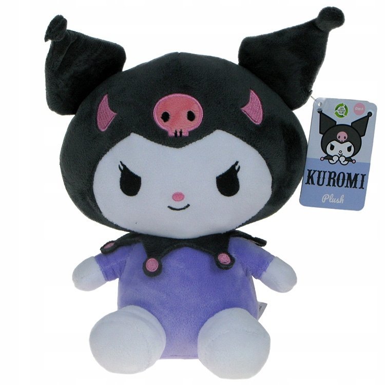 Hello Kitty and Friends - maskotka króliczek Kuromi 25cm (999584) fiol-czar