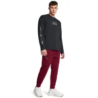 Spodnie sportowe męskie - Męskie spodnie treningowe Under Armour UA Unstoppable Flc Jgr Eu - czerwone - UNDER ARMOUR - miniaturka - grafika 1