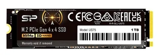 Silicon Power SSD US75 1TB M.2 PCIe Gen4x4 NVMe 1.4 SP01KGBP44US7505 - Dyski SSD - miniaturka - grafika 1