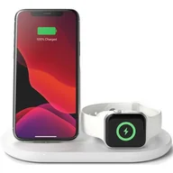 Ładowarki do telefonów - Belkin Ładowarka 3in1 Wireless Charging pad biała - miniaturka - grafika 1
