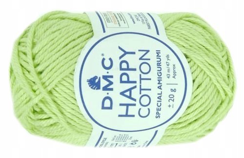 włóczka HAPPY COTTON DMC 779/ limonka