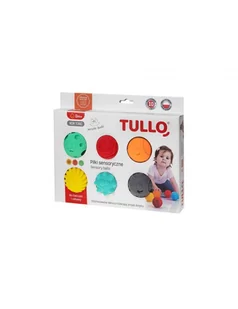 Am Tullo Am Tullo Piłki sensoryczne buźki 6 szt 462 - Zabawki zręcznościowe - miniaturka - grafika 6