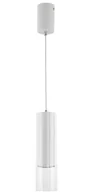 Lampy sufitowe - Lampa wisząca Manacor 1, biały/transparentny, 1x50W GU10 - miniaturka - grafika 1