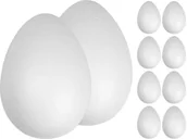 Prace ręczne dla dzieci - [60859] Zestaw jajek styropianowych mix rozmiarów 14szt - miniaturka - grafika 1