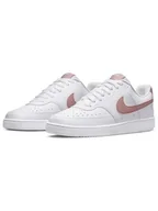 Trampki damskie - Nike Sneakersy "Court vision low next nature" w kolorze biało-jasnoróżowym - miniaturka - grafika 1