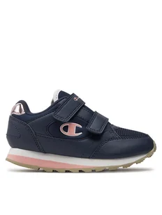 Champion Sneakersy Rr Champ Ii G Ps Low Cut Shoe S32756-CHA-BS502 Granatowy - Buty dla dziewczynek - miniaturka - grafika 1
