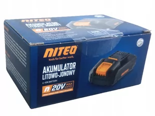 Akumulator Litowo-Jonowy 20V MAX SYSTEM 2Ah NITEO - Akumulatory do elektronarzędzi - miniaturka - grafika 1