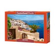 Puzzle - Castorland Puzzle 2000 elementów. Santorini, Grecja - miniaturka - grafika 1