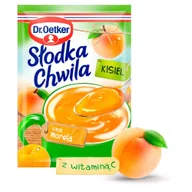 Budyń - Dr Oetker Kisiel smak morelowy Słodka Chwila 30 g - miniaturka - grafika 1