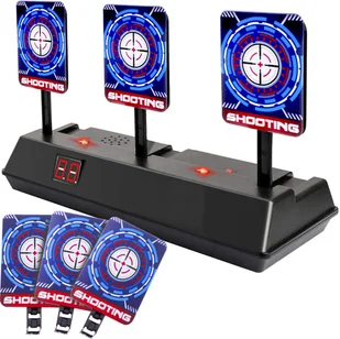 TARCZA ELEKTRONICZNA 3 CELE NERF WYŚWIETLACZ - Zabawki militarne - miniaturka - grafika 1