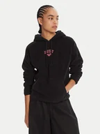 Bluzy damskie - Roxy Polar Cool Calling ERJPF03221 Czarny Regular Fit - miniaturka - grafika 1