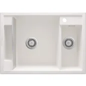 Zlewozmywaki - Deante Zlewozmywak granitowy magnetyczny alabaster MAGNETIC ZRM A103 - miniaturka - grafika 1