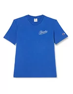 Koszulki męskie - Champion Męski t-shirt Rochester 1919 Retro Resort Crewneck S-s, niebieski (Bai), XXL, niebieski (Bai), XXL - miniaturka - grafika 1
