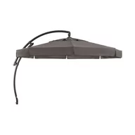 Parasole ogrodowe - SUN GARDEN Parasol ogrodowy okrągły Easy Sun 350x305 cm antracytowy - miniaturka - grafika 1