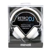 Słuchawki - Maxell RETRO DJ białe (303517.00.CN) - miniaturka - grafika 1