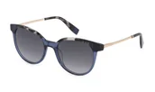 Okulary przeciwsłoneczne - Okulary FURLA SFU602-53AGQX. Okulary przeciwsłoneczne, Kolor niebieski. Kobieta. - miniaturka - grafika 1