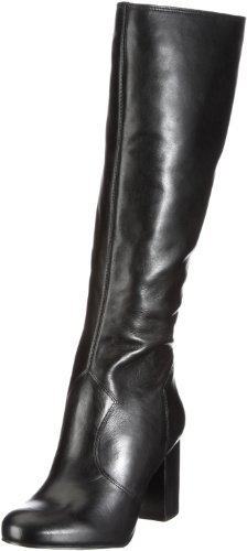 Buffalo London Damskie kozaki 20750-877 NAPPA SOFT, czarny - Czarny Czarny 01-42 EU