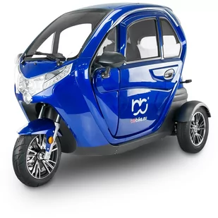 Skuter elektryczny z dachem MICRO CAR BILI BIKE CITY GO -niebieski - Skutery - miniaturka - grafika 1