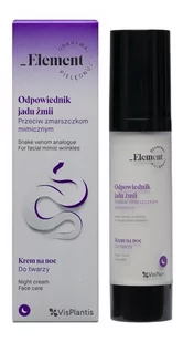 Elfa Pharm ELEMENT ODPOWIEDNIK JADU ŻMII KREM DO TWARZY NA NOC 50ML - Kremy do twarzy - miniaturka - grafika 1