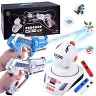 Zabawy w naśladowanie dorosłych - Laserowe pistolety + projektor Laser ZA4368 - miniaturka - grafika 1