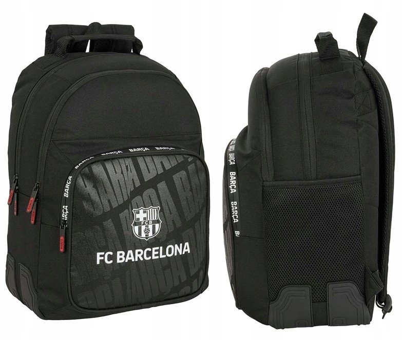 Fc Barcelona plecak szkolny tornister dwukomorowy 42 cm oficjalna kolekcja