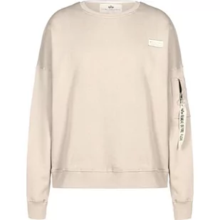 ALPHA INDUSTRIES Organics Os Bluza męska, Organic Beżowy, S - Bluzy męskie - miniaturka - grafika 1