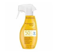 Balsamy i kremy do opalania - Bioderma Photoderm Spray SPF 50 Lekki spray do ciała, 300 ml - miniaturka - grafika 1