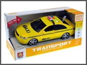 Samochody i pojazdy dla dzieci - Hipo Taxi św/dźw 24cm w pud WY560C - miniaturka - grafika 1