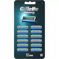 Maszynki do golenia i wkłady - Gillette Mach3 wymienne ostrza do maszynki do golenia 12szt - miniaturka - grafika 1