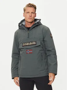 Napapijri Kurtka anorak Rainforest Pocket 2 NP0A4GMD Zielony Regular Fit - Kurtki męskie - miniaturka - grafika 1