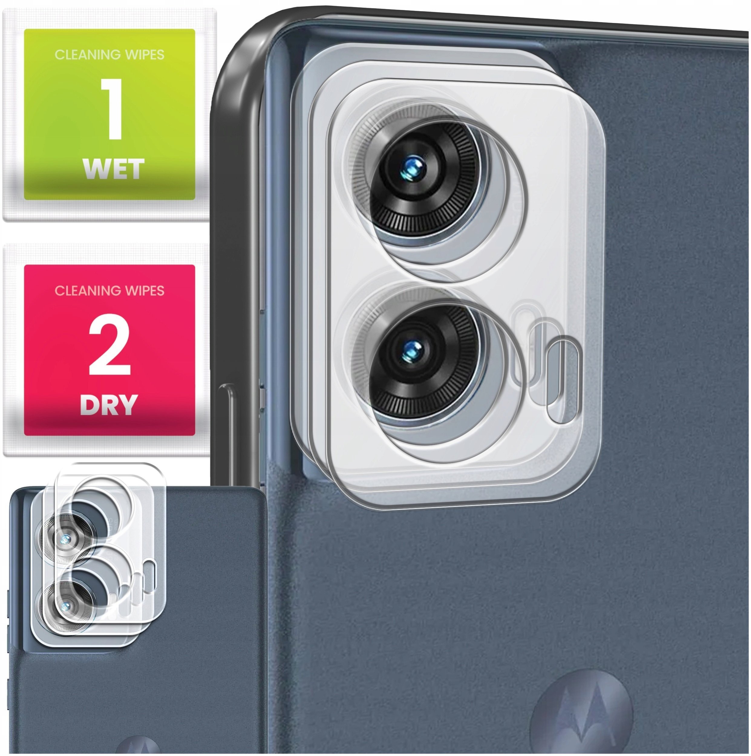 3-PAK Szkło Na Aparat Do Motorola Edge 50 Fusion Hartowane, Ochronne, 9H