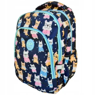 Plecak Plecak Szkolny Tornister Profilowane Plecy EVA Pieski Mopsy Prime Co - Plecaki szkolne i tornistry - miniaturka - grafika 1