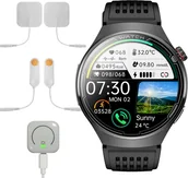 Smartwatch - INF Smartwatch ze wspomaganiem snu i masażem Czarny - miniaturka - grafika 1