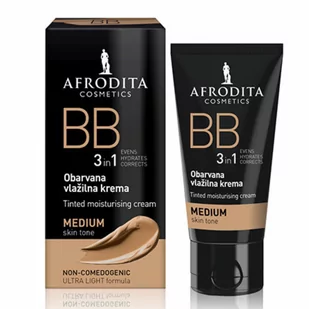 Afrodita, BB Tinted Moisturising Cream Medium Skin Tone, Krem BB, 30ml - Kremy BB - miniaturka - grafika 1