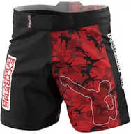 Spodnie sportowe męskie - Extreme Hobby Spodenki MMA Athletic Red Warrior Black/Red - miniaturka - grafika 1