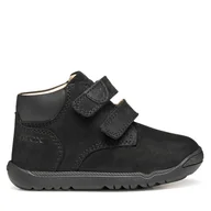 Buty dla chłopców - Trzewiki Geox B Macchia B164NC 03285 C9999 Czarny - miniaturka - grafika 1