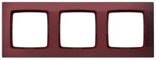 Ospel Karo burgund ramka R-3S/58 R-3S/58 - Klawisze i ramki - miniaturka - grafika 1