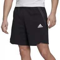 Spodnie sportowe męskie - Spodenki adidas Designed For Gameday HE9813 - czarne - Adidas - miniaturka - grafika 1