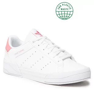 Adidas Buty Court Tourino J H00765 Ftwwht/Ftwwht/Hazros - Buty sportowe damskie - miniaturka - grafika 1