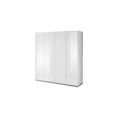 Szafy - Szafa 4D FU-11 Futura Lenart Biały, Dąb Riviera - miniaturka - grafika 1